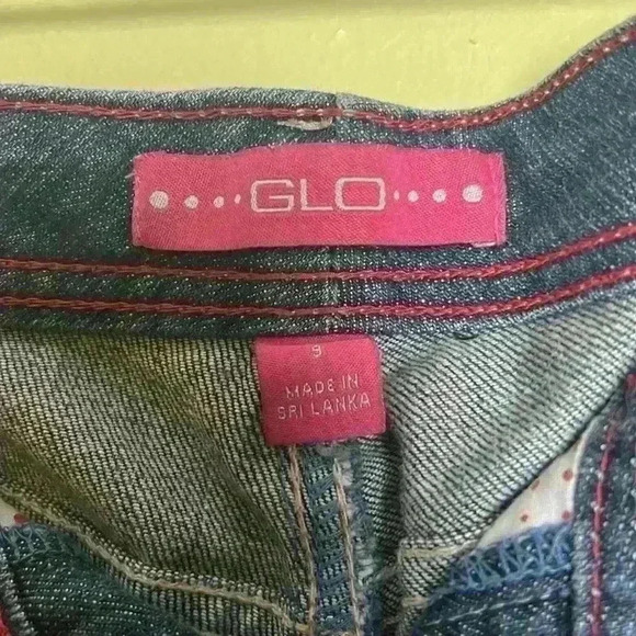 Women vintage skinny leg, high waisted jeans pants athletic GLO jeans pants . - Picture 5 of 5